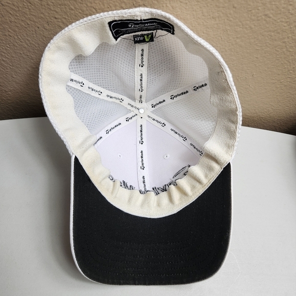 TaylorMade Mens Performance Cage Golf Hat in White-Size L - Picture 7 of 10